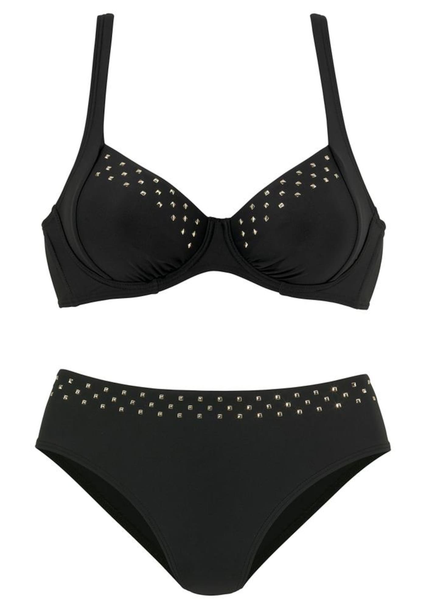 LASCANA Bikini  črna