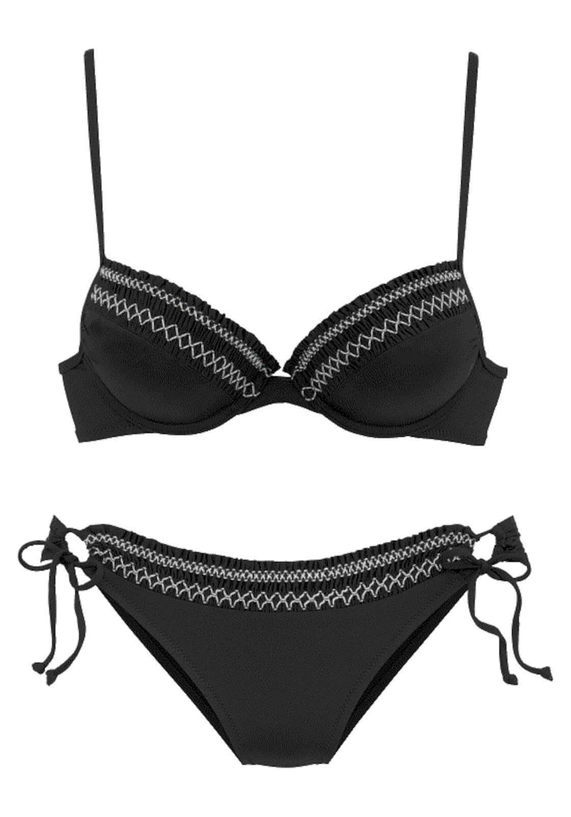 LASCANA Bikini  črna