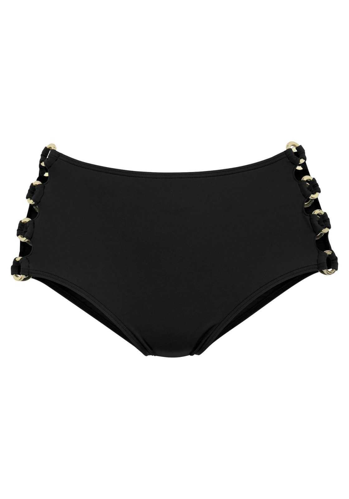 LASCANA Bikini hlačke 'Italy'  črna