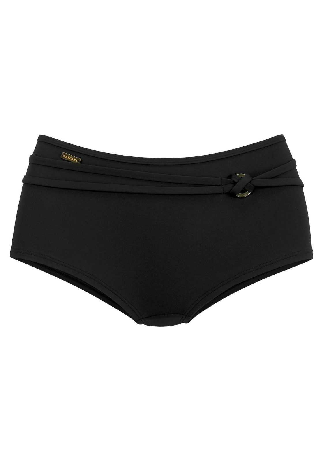 LASCANA Bikini hlačke 'Italy'  črna