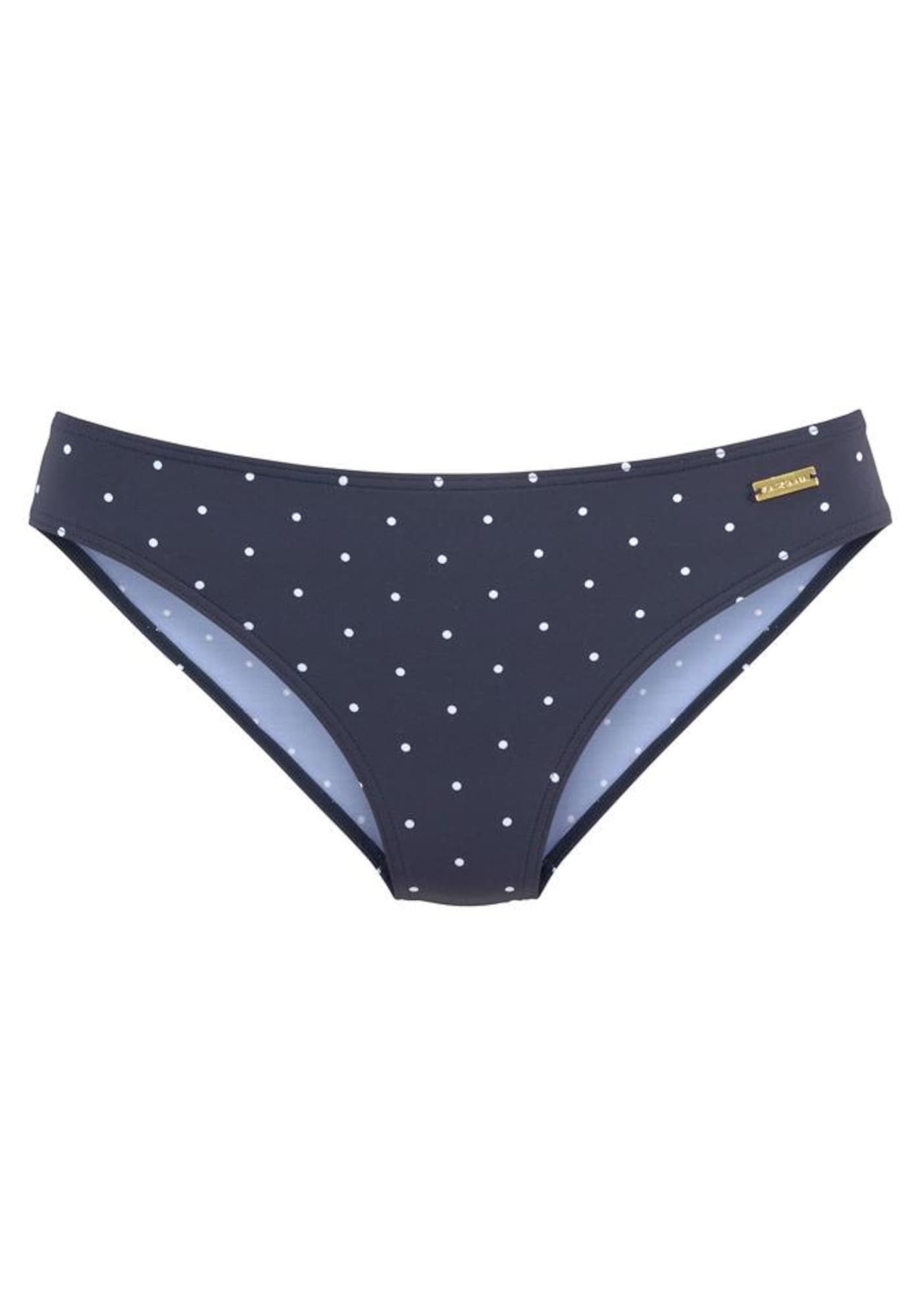 LASCANA Bikini hlačke  mornarska / bela