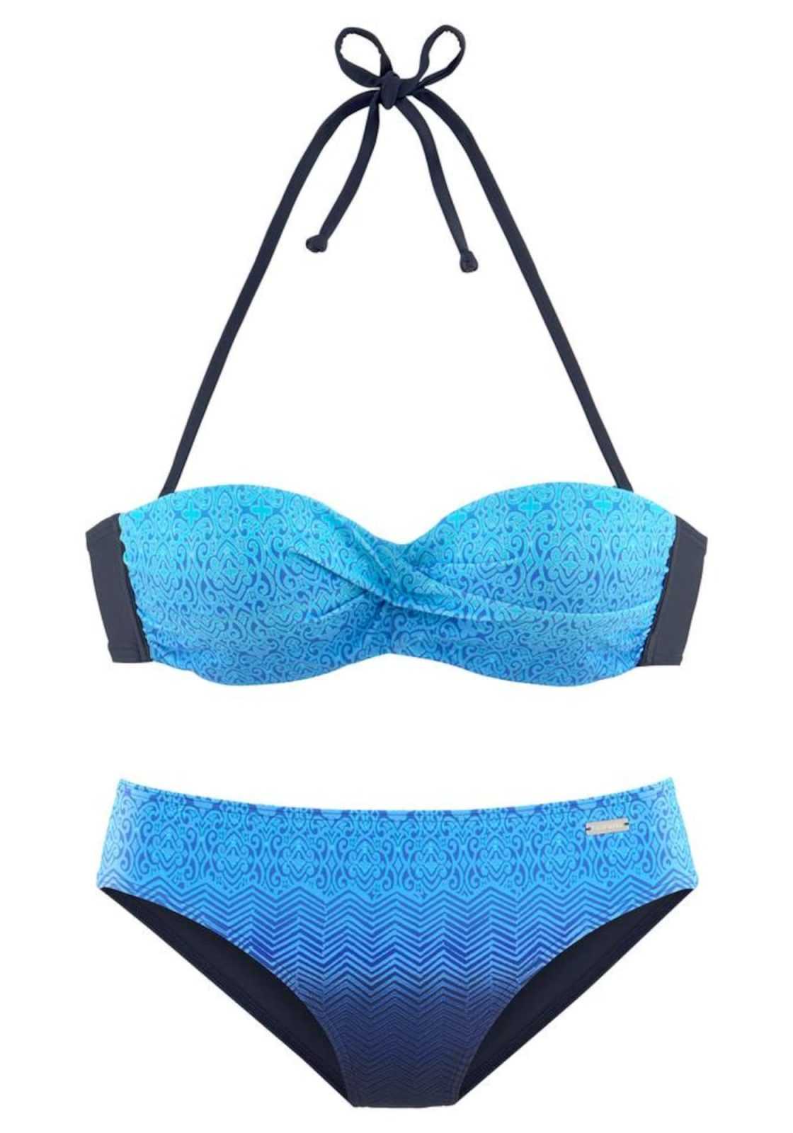LASCANA Bikini  kraljevo modra / svetlo modra