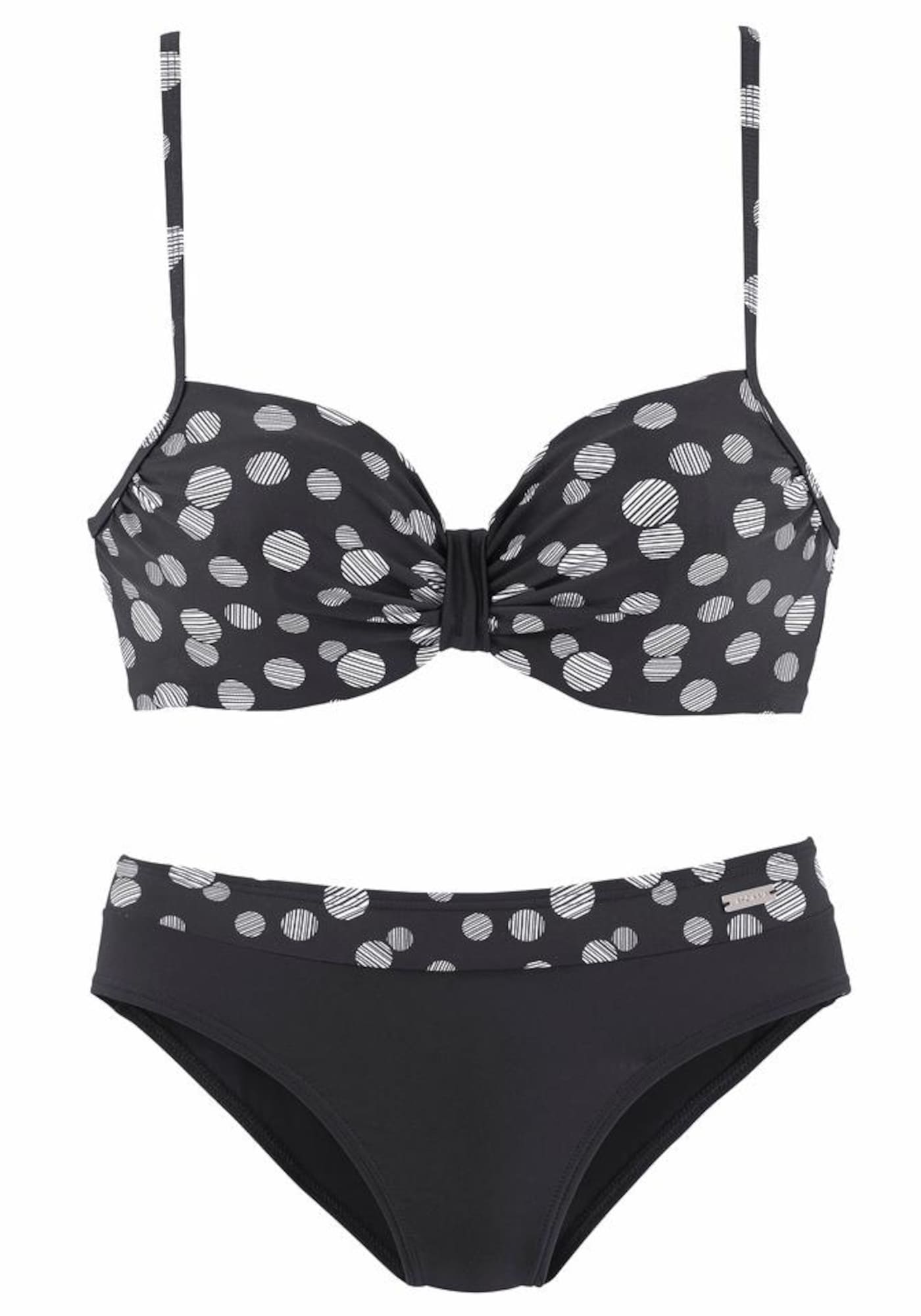 LASCANA Bikini  marine / bela