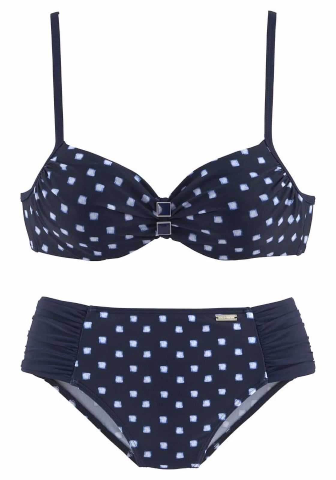LASCANA Bikini  mornarska / svetlo modra