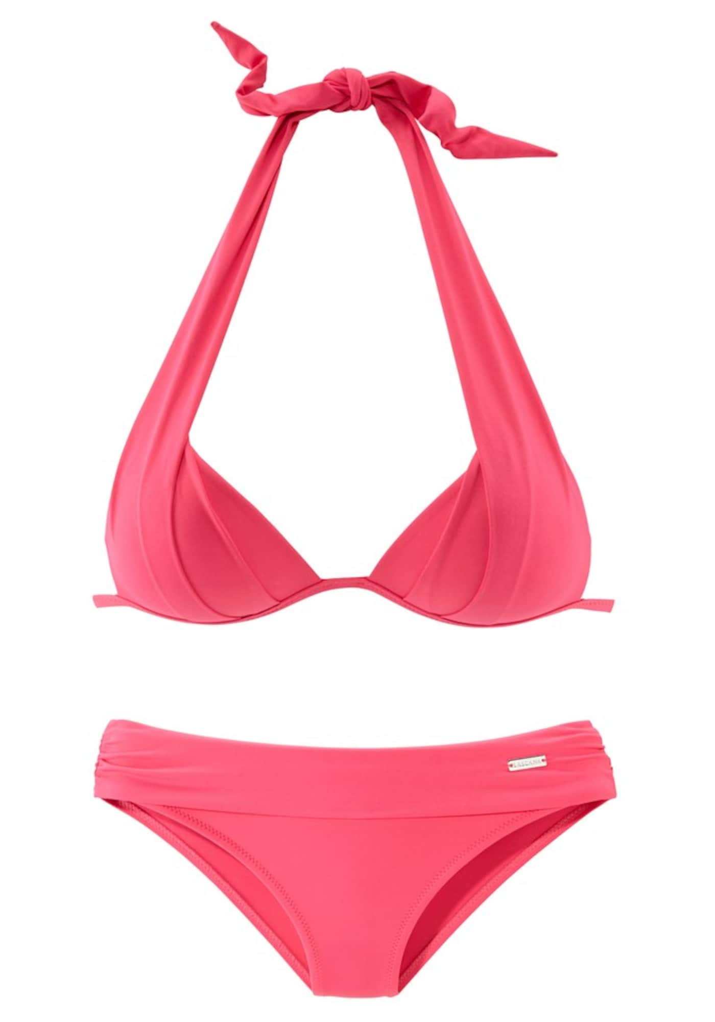 LASCANA Bikini  neonsko roza