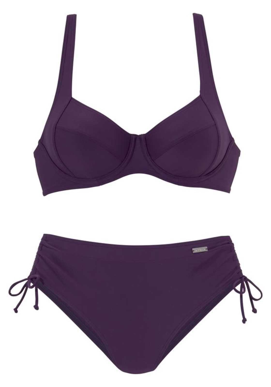 LASCANA Bikini  temno liila