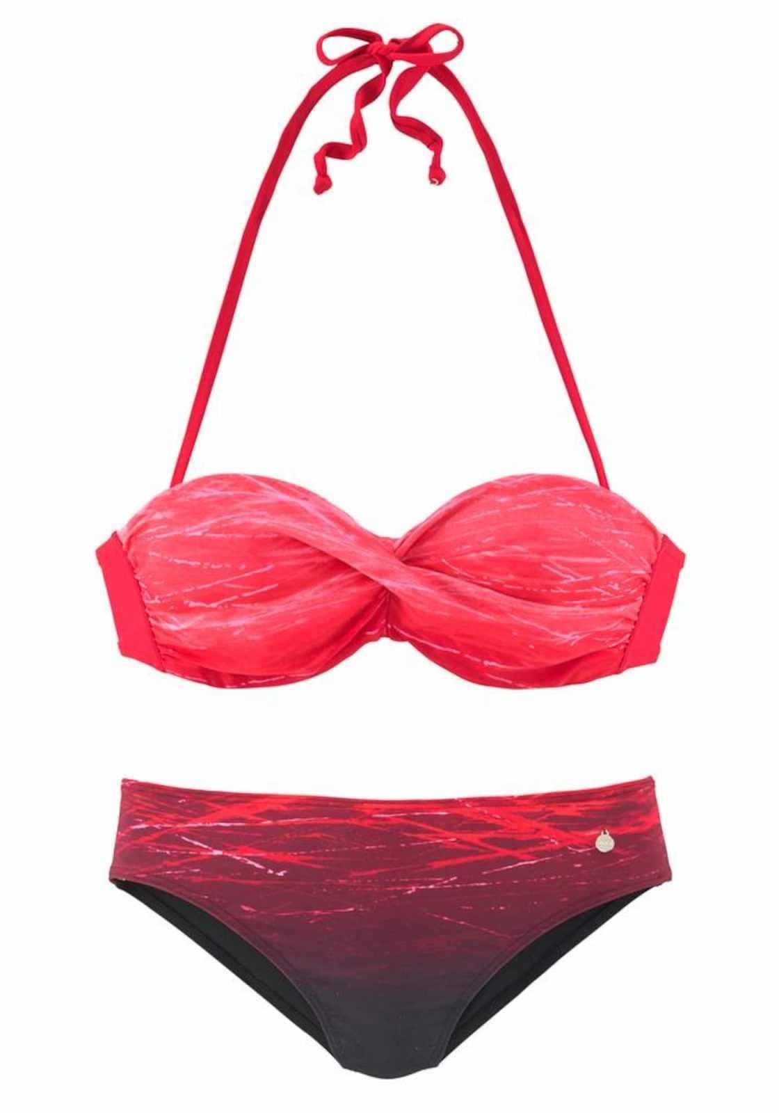 LASCANA Bikini  temno roza