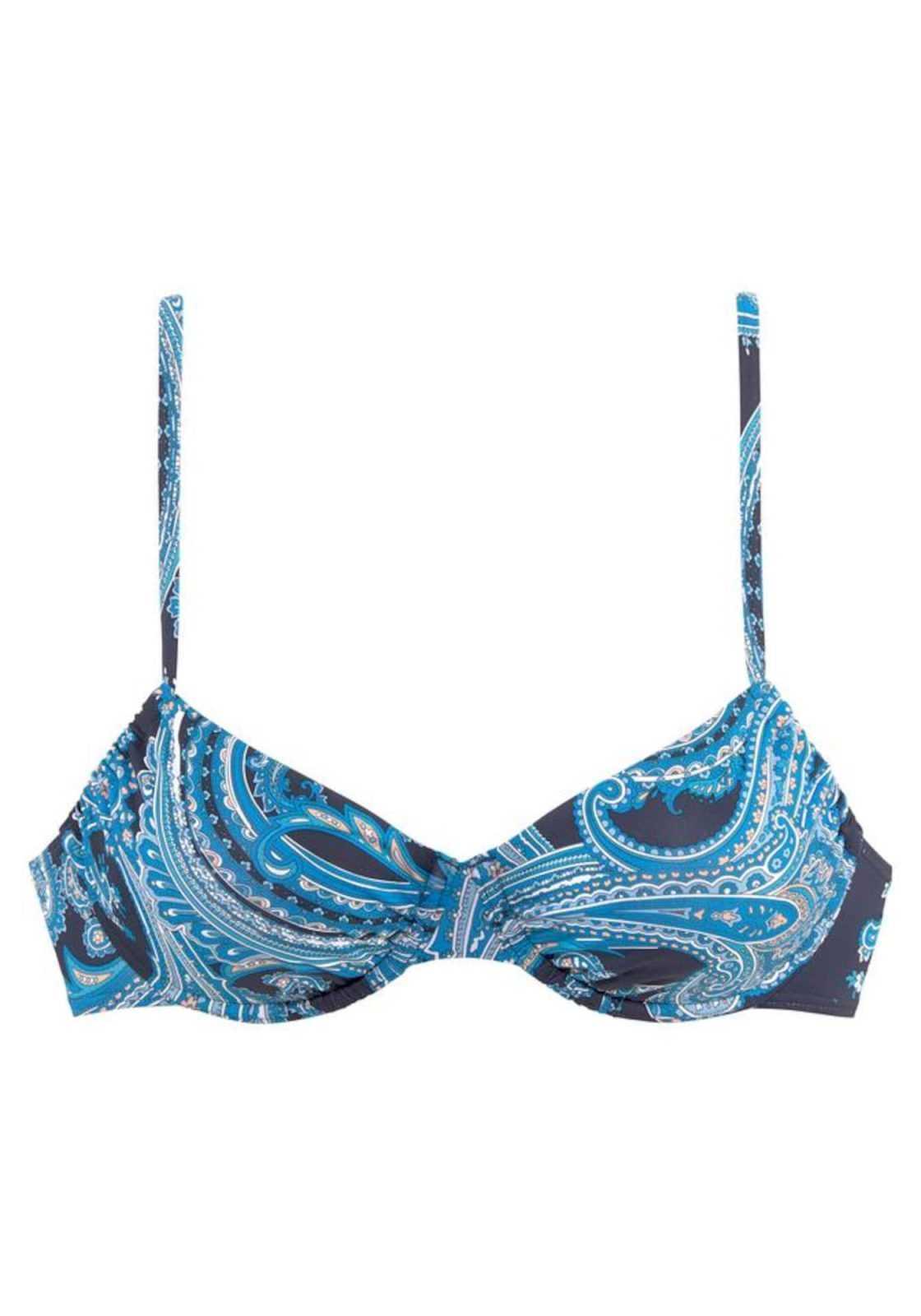 LASCANA Bikini zgornji del 'Boho'  mornarska