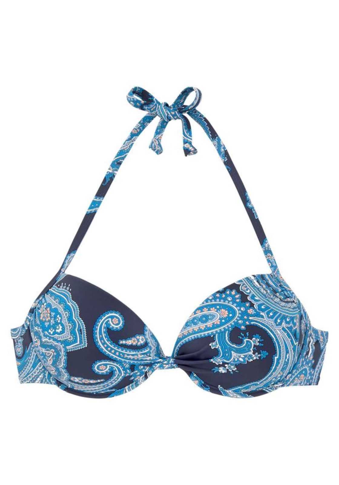 LASCANA Bikini zgornji del 'Boho'  mornarska