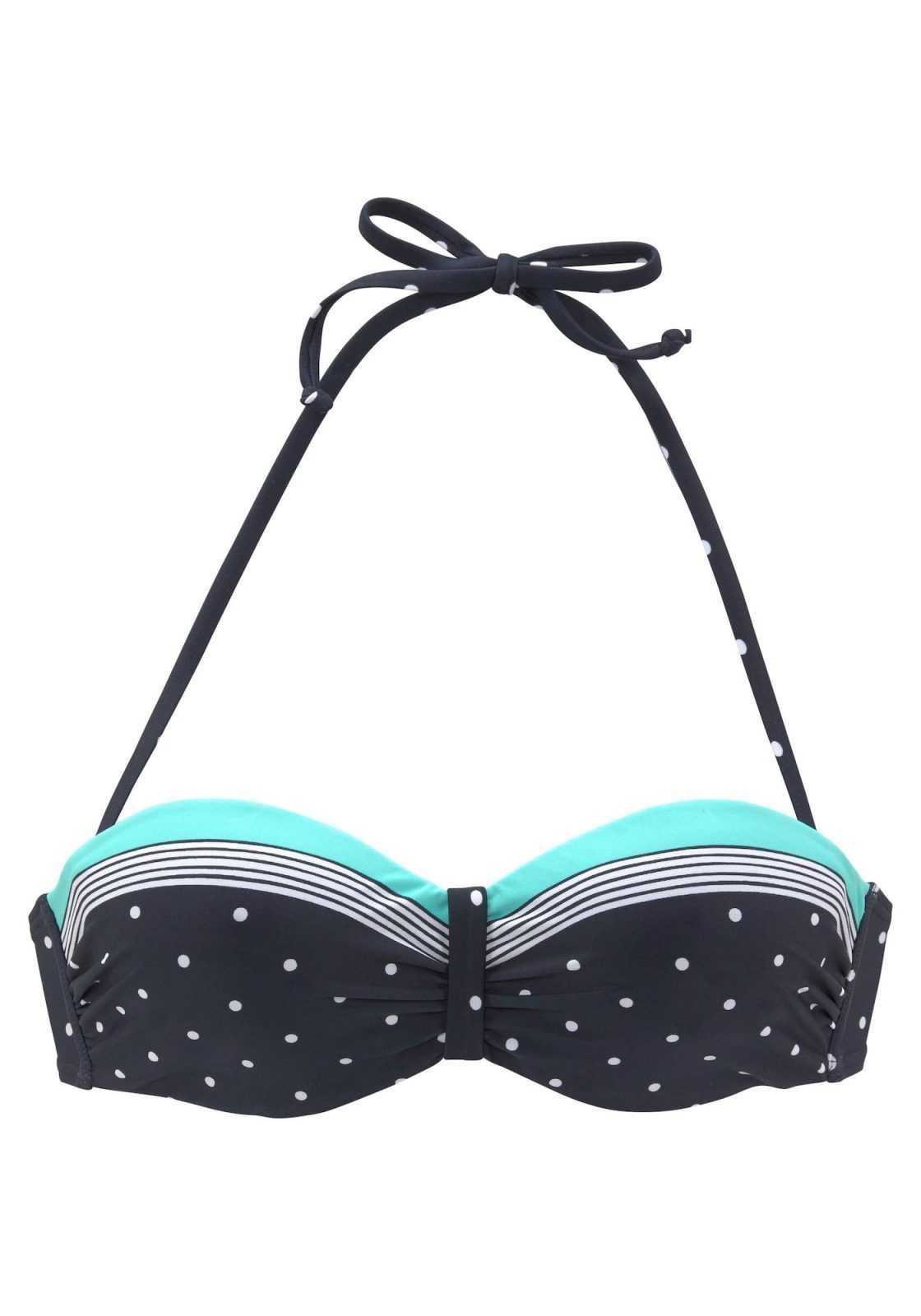 LASCANA Bikini zgornji del 'Monroe'  modra / turkizna