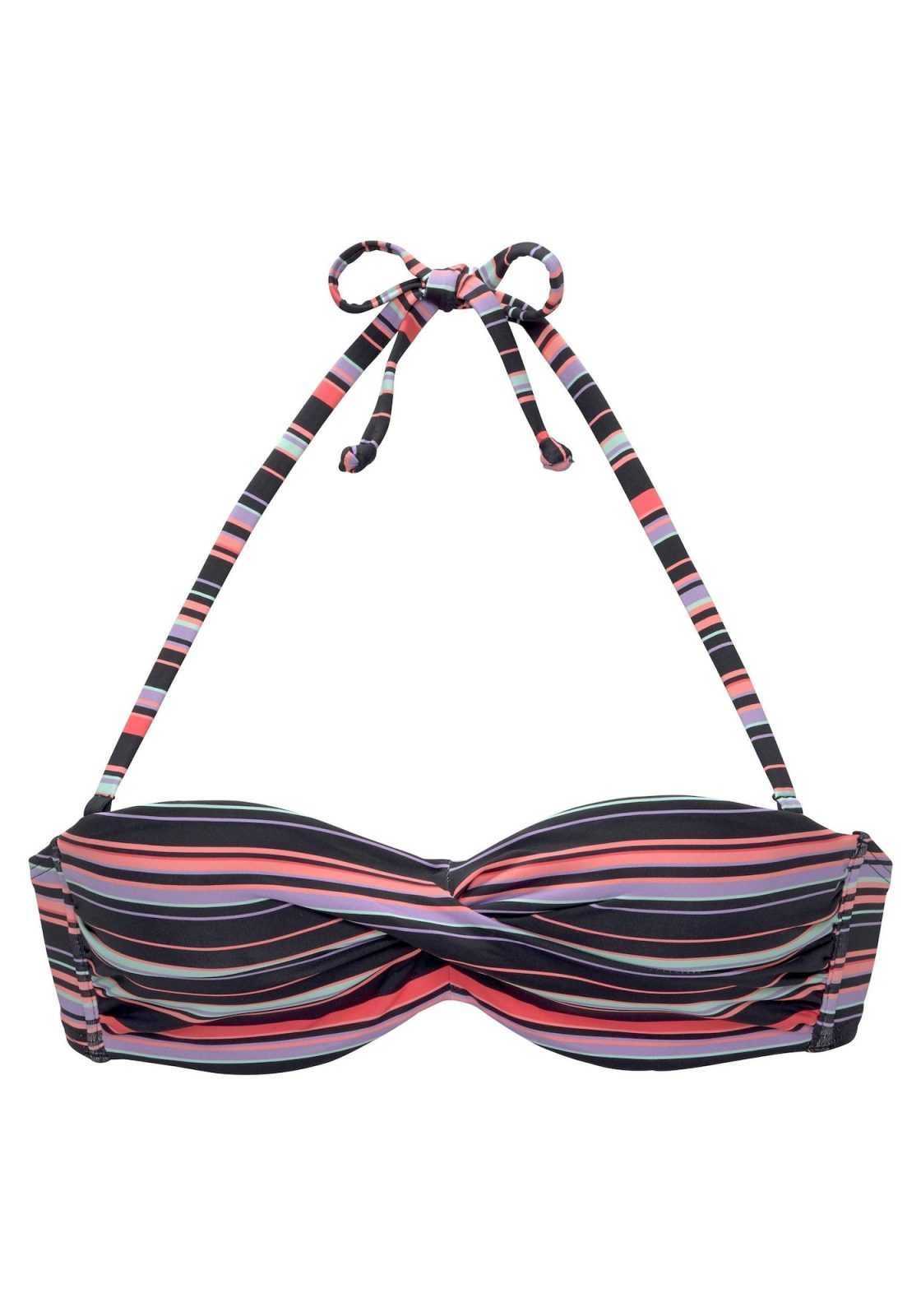 LASCANA Bikini zgornji del 'Riviera'  mešane barve / črna