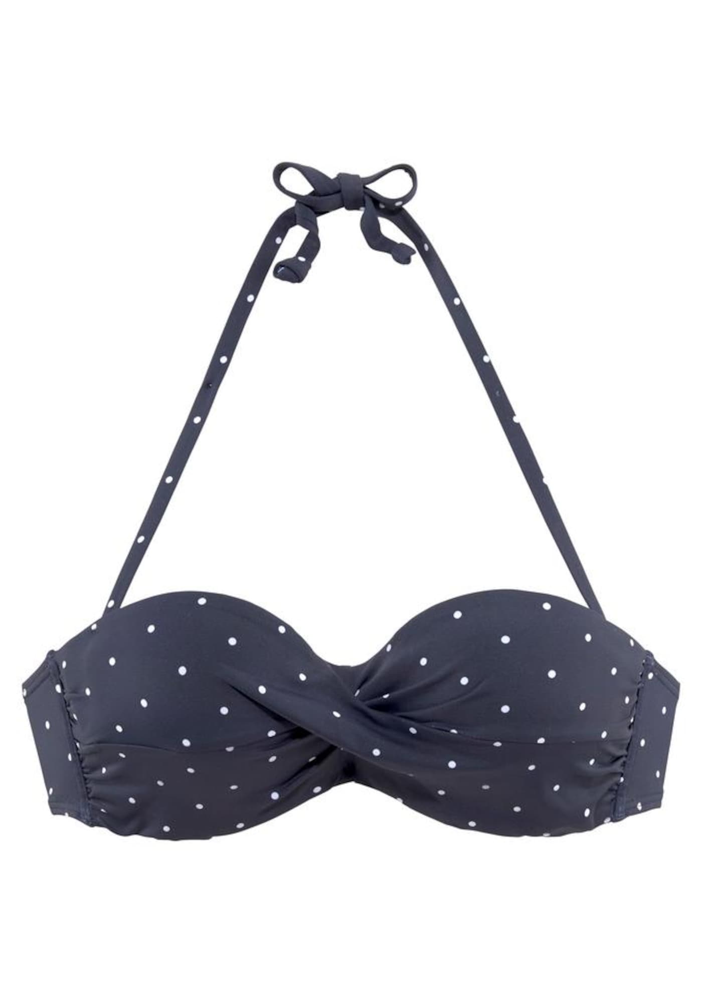 LASCANA Bikini zgornji del 'Sparkel'  mornarska