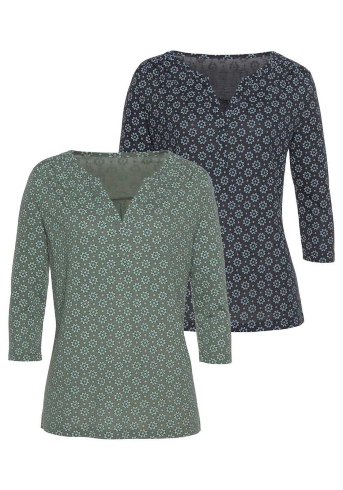 LASCANA Bluza  mornarska / smaragd