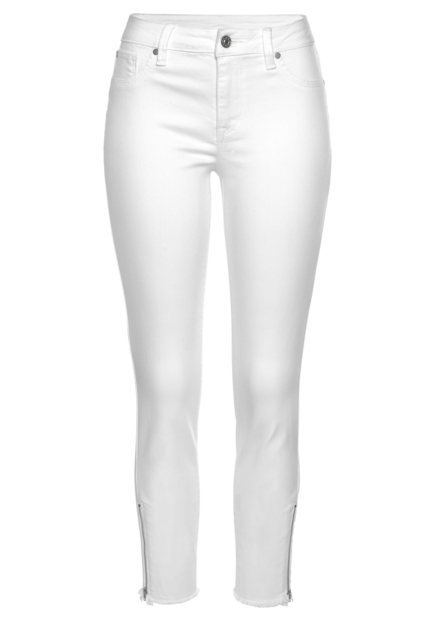LASCANA Jeans pajkice  bela