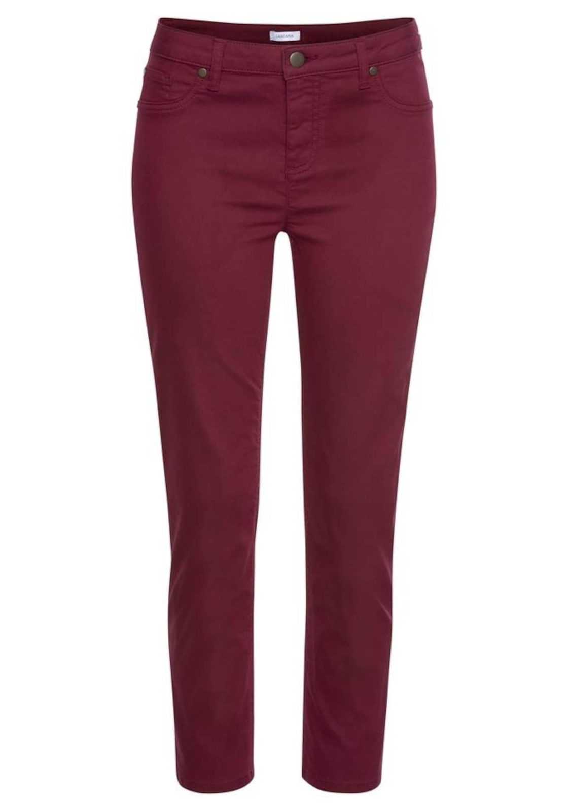 LASCANA Jeans pajkice  krvavo rdeča