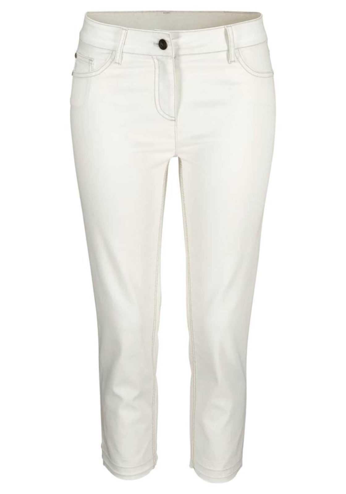 LASCANA Jeans pajkice  off-bela
