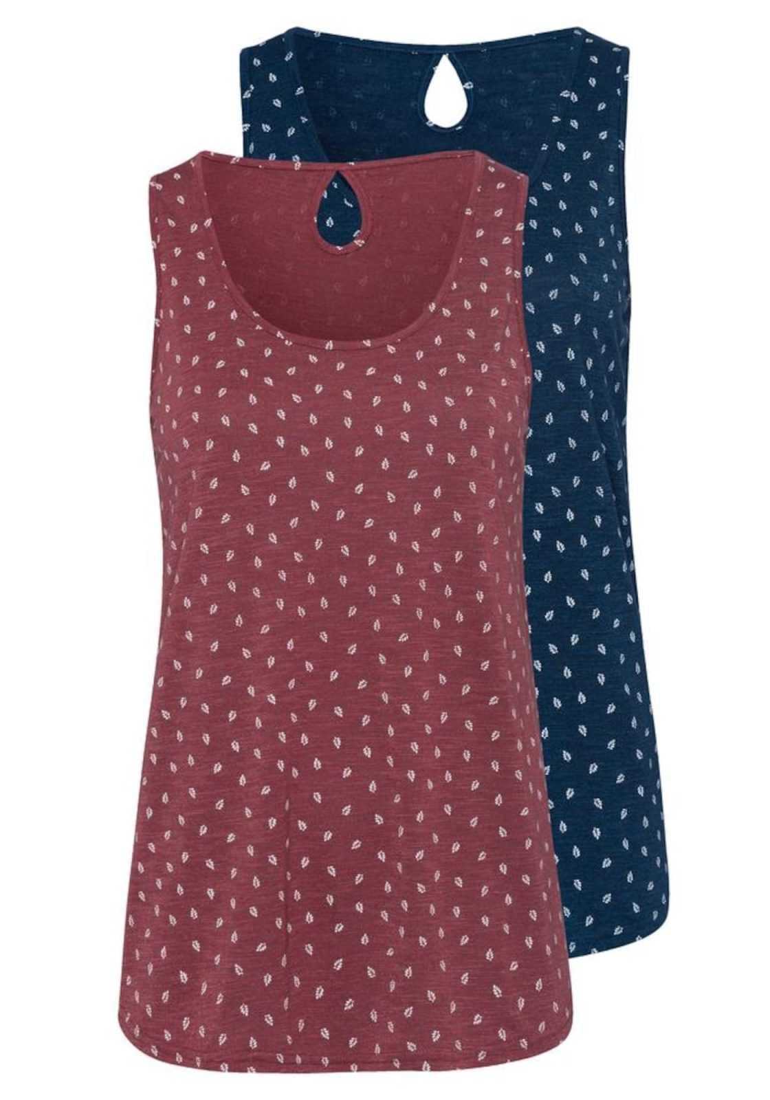 LASCANA Top  mornarska / jagoda