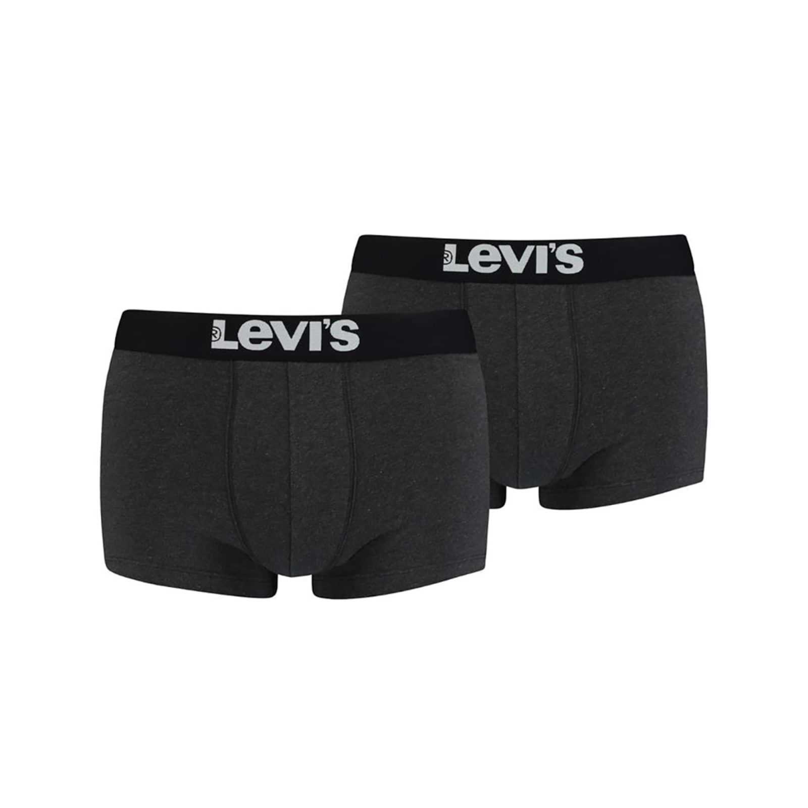 LEVI'S Boksarice  pegasto siva / črna / bela