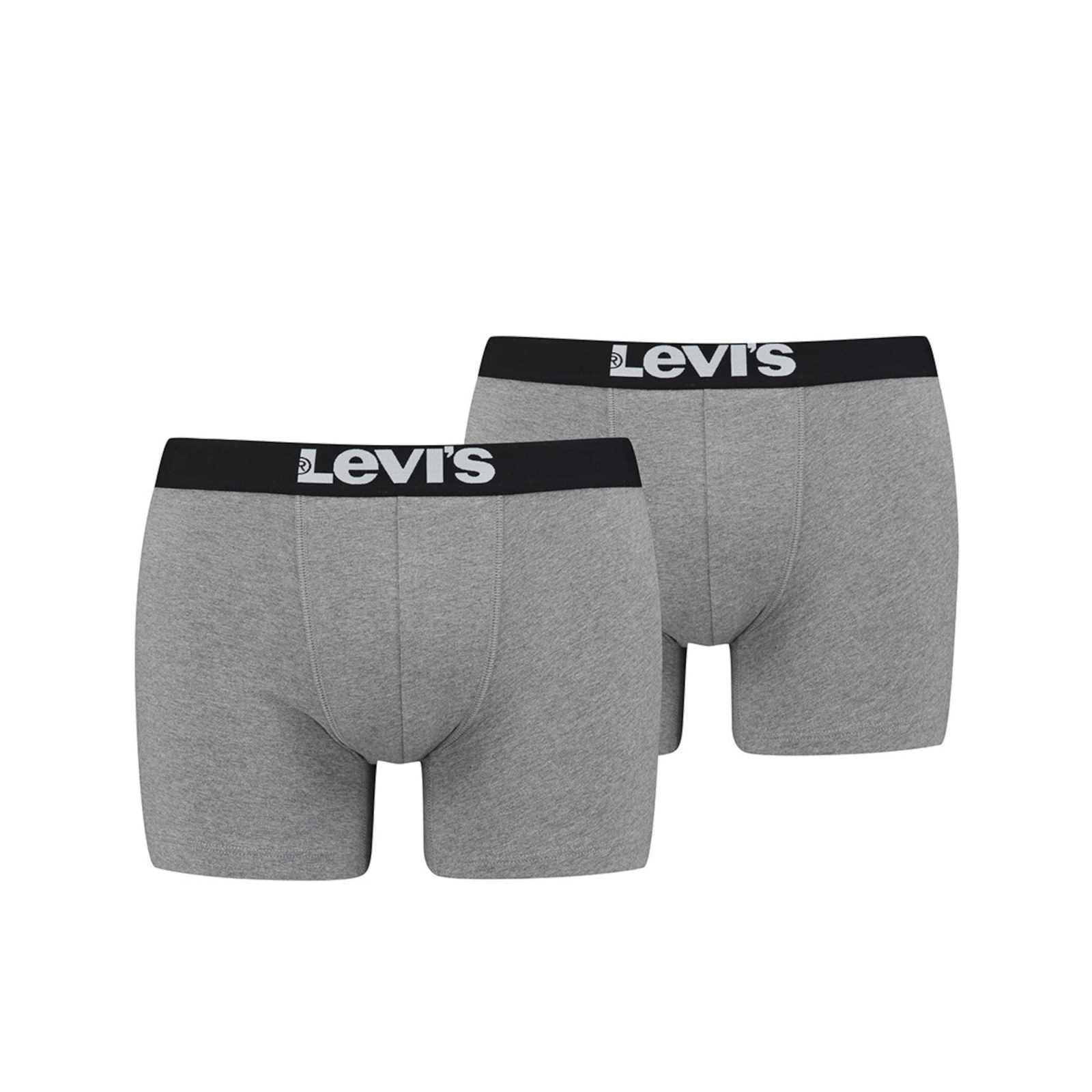 LEVI'S Boksarice  siva / črna