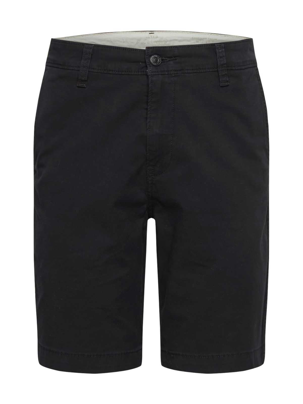 LEVI'S Chino hlače 'STD TPR CHINO SHORT II'  črna
