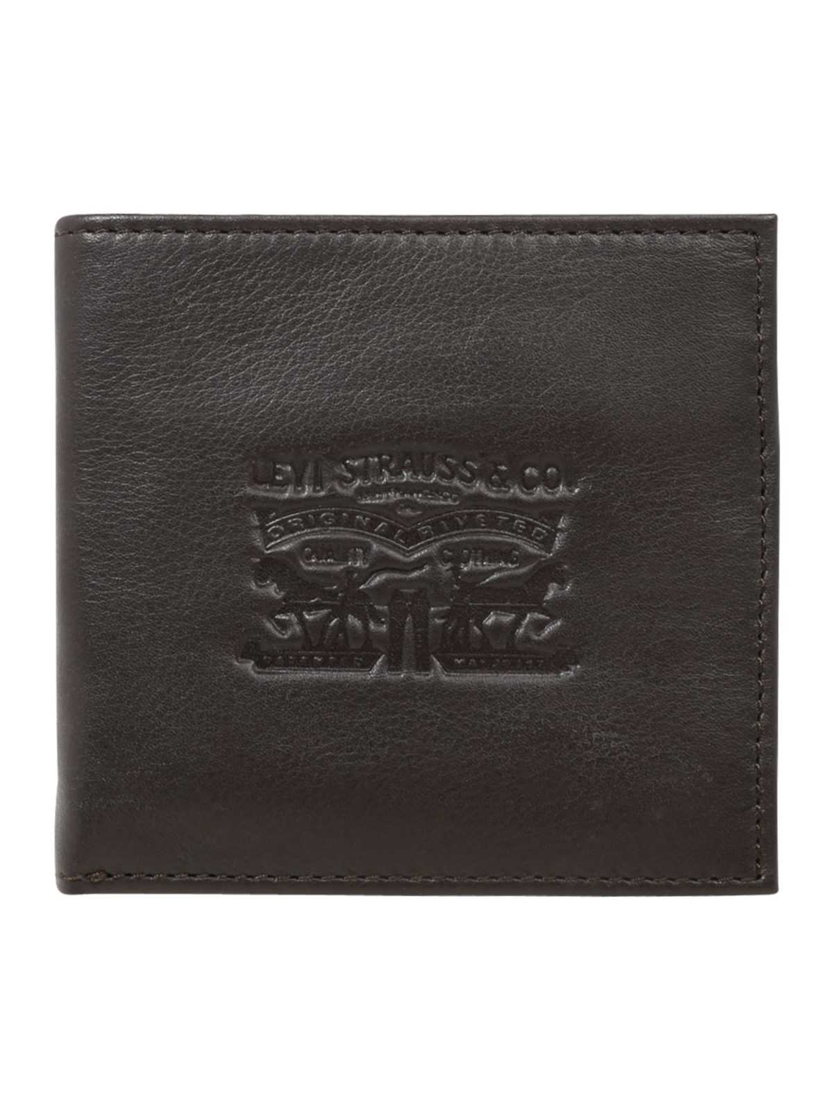 LEVI'S Denarnica  temno rjava