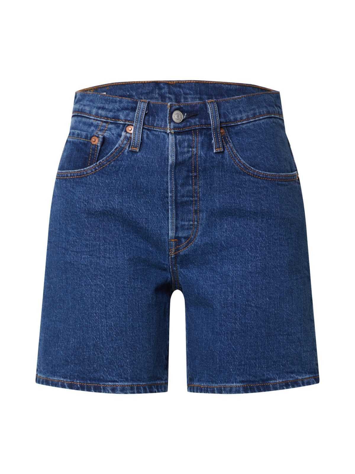 LEVI'S Kavbojke '501® MID THIGH SHORT'  temno modra