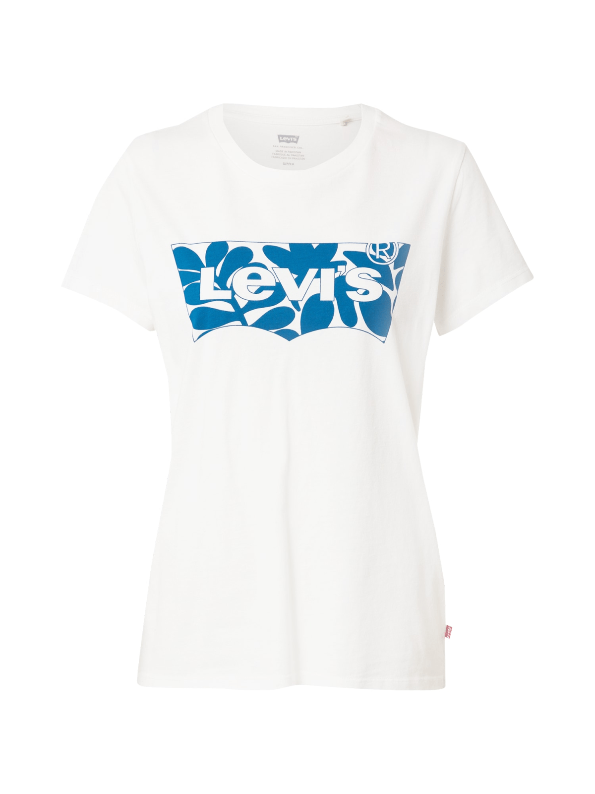 LEVI'S Majica  modra / bela