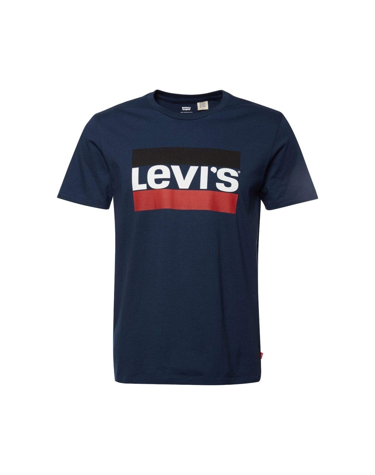 LEVI'S Majica  mornarska / rdeča / črna / bela