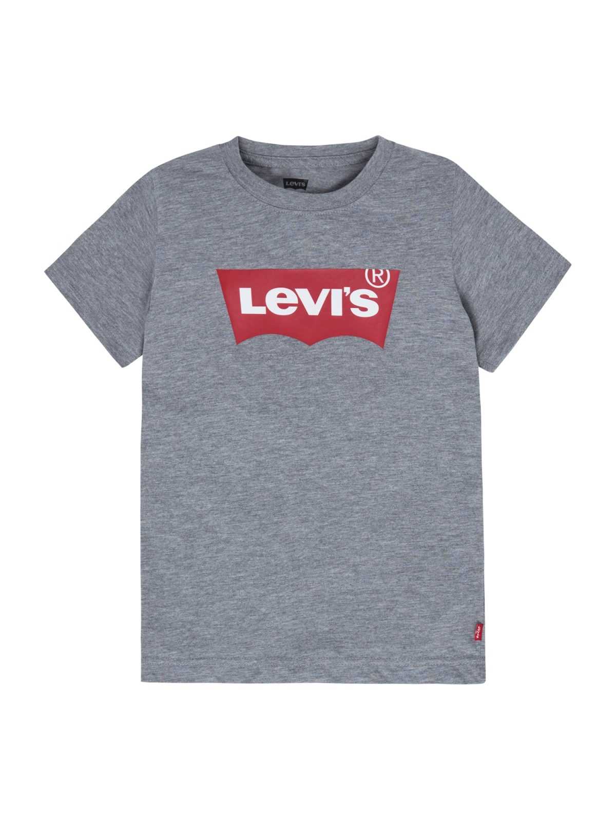 LEVI'S Majica  pegasto siva / rdeča / bela