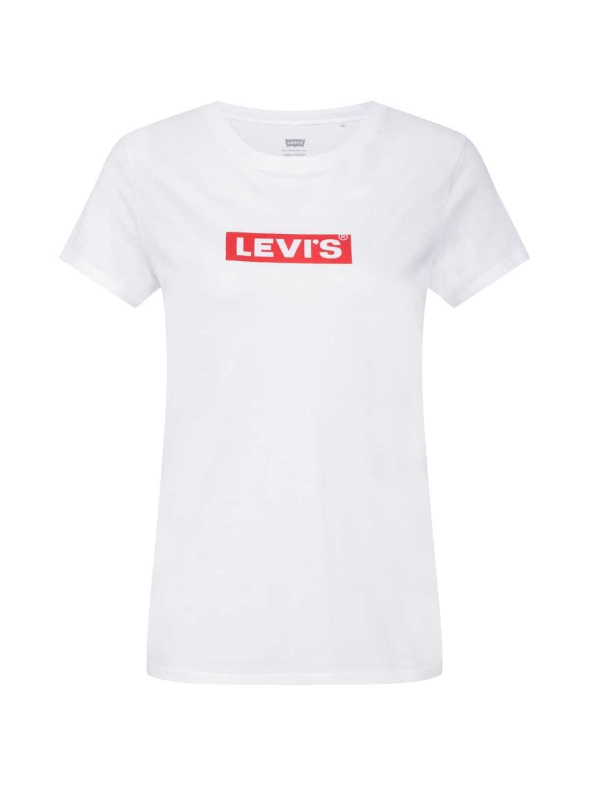 LEVI'S Majica  rdeča / bela