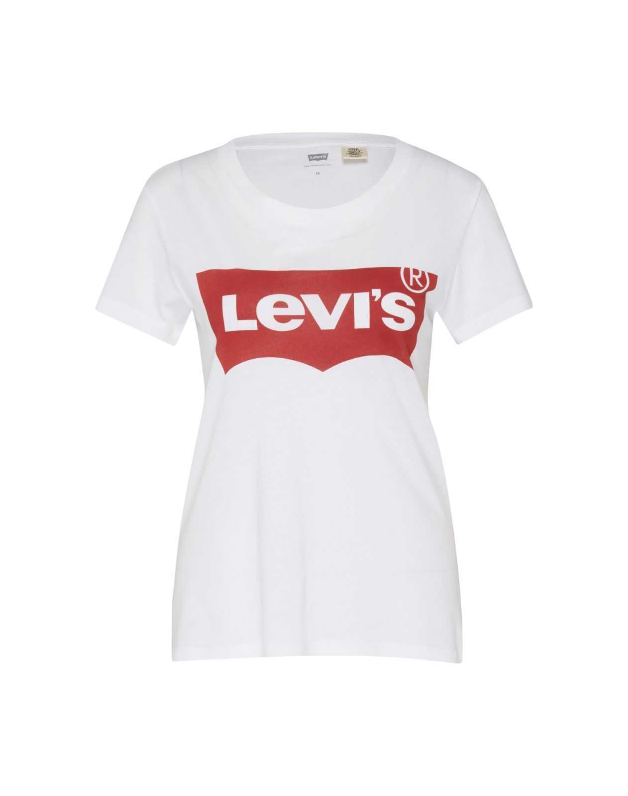 LEVI'S Majica  rdeča / off-bela