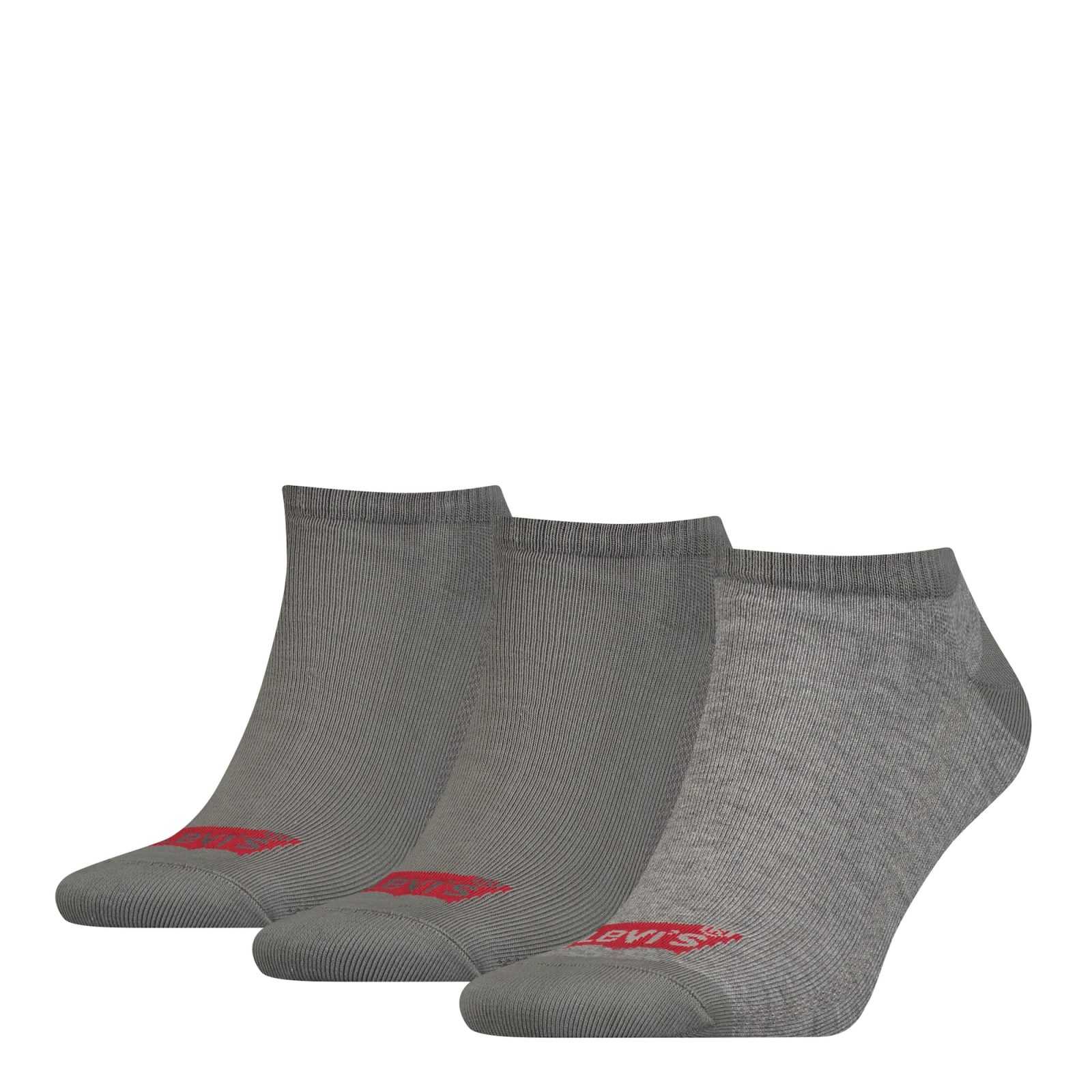 LEVI'S Stopalke  siva / rdeča