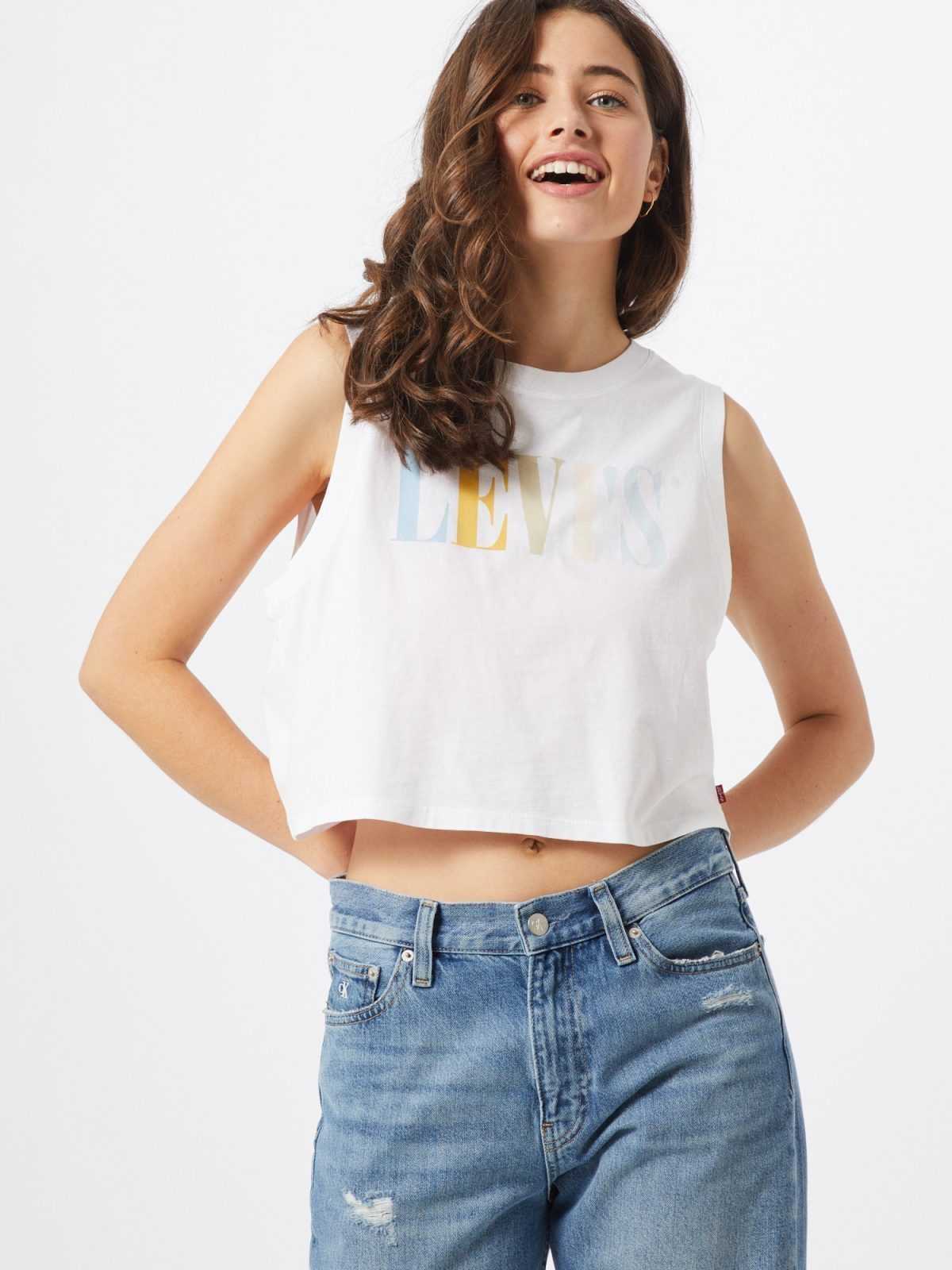 LEVI'S Top  modra / rumena / bela