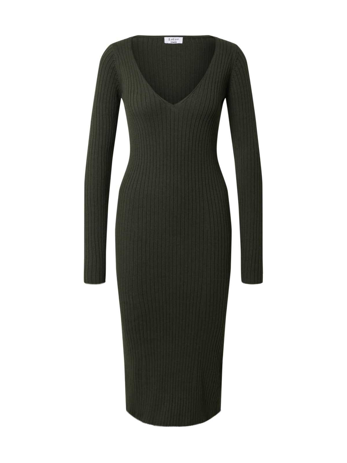 LeGer by Lena Gercke Pletena obleka 'Josefin'  zelena