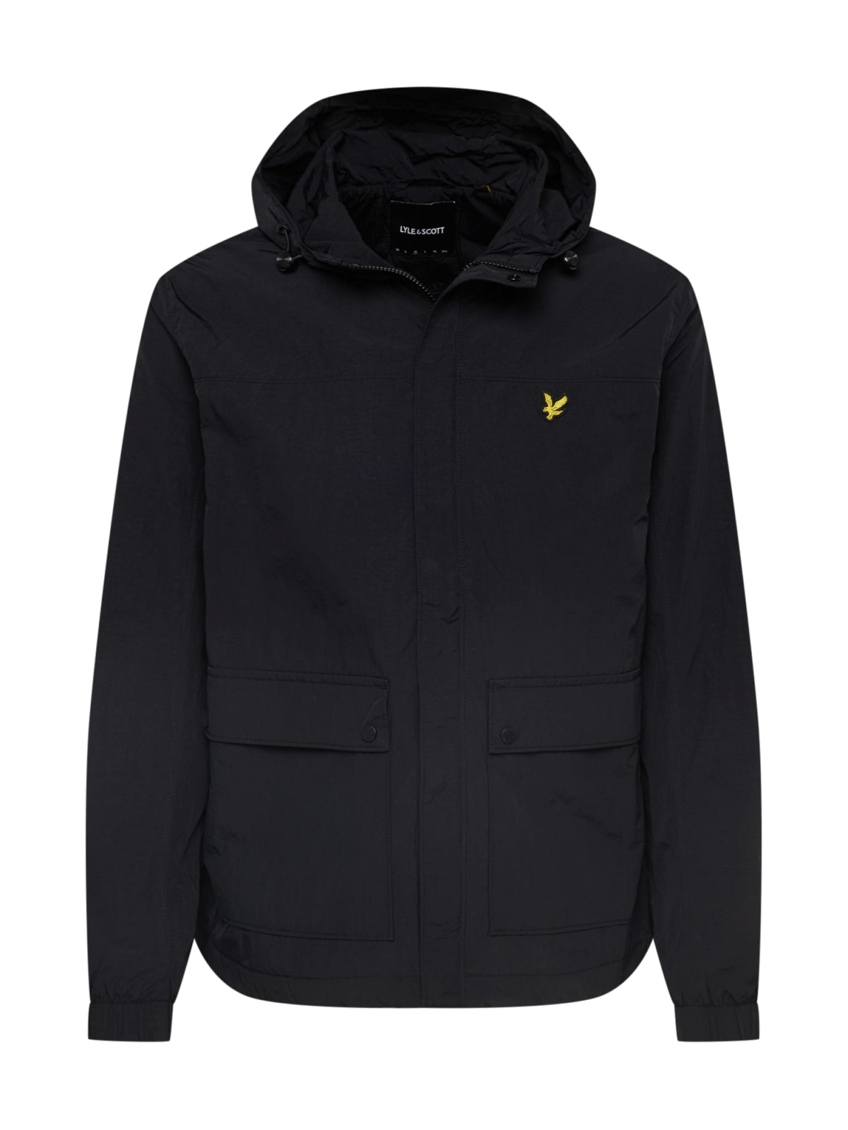 Lyle & Scott Prehodna jakna  rumena / črna