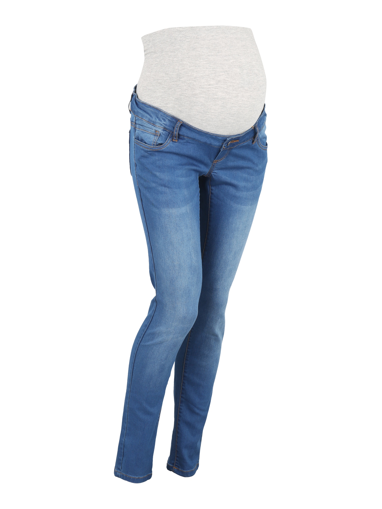MAMALICIOUS Kavbojke 'FIFTY'  moder denim / siva
