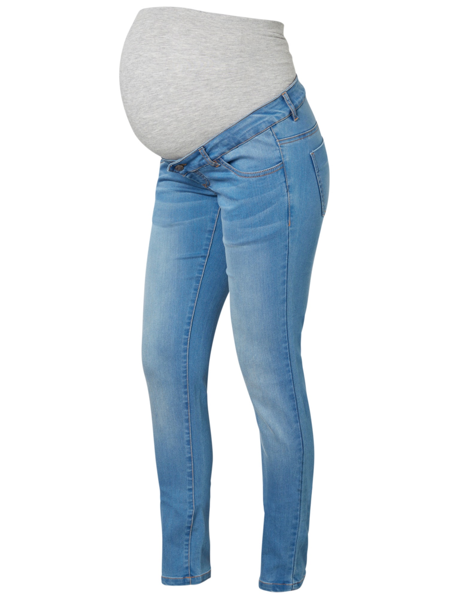 MAMALICIOUS Kavbojke 'Fifty'  moder denim / pegasto siva