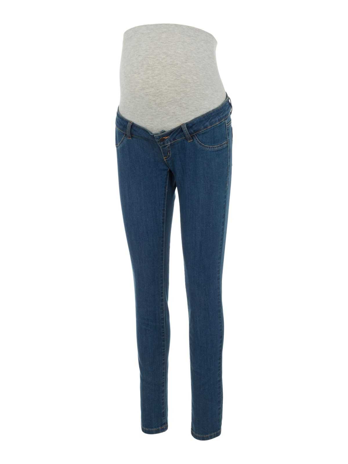 MAMALICIOUS Kavbojke 'JULIA'  moder denim / pegasto siva