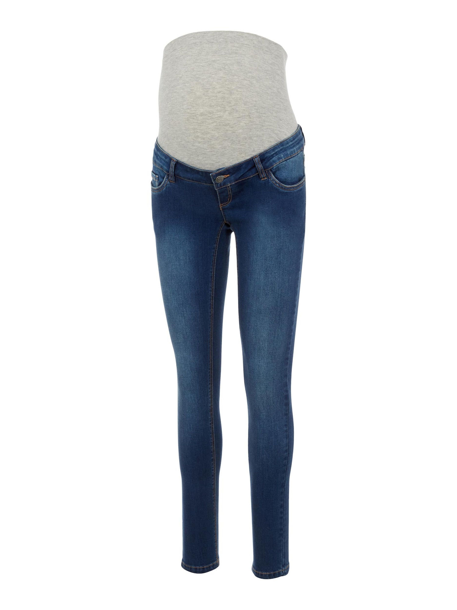 MAMALICIOUS Kavbojke 'Mllola'  moder denim / pegasto siva