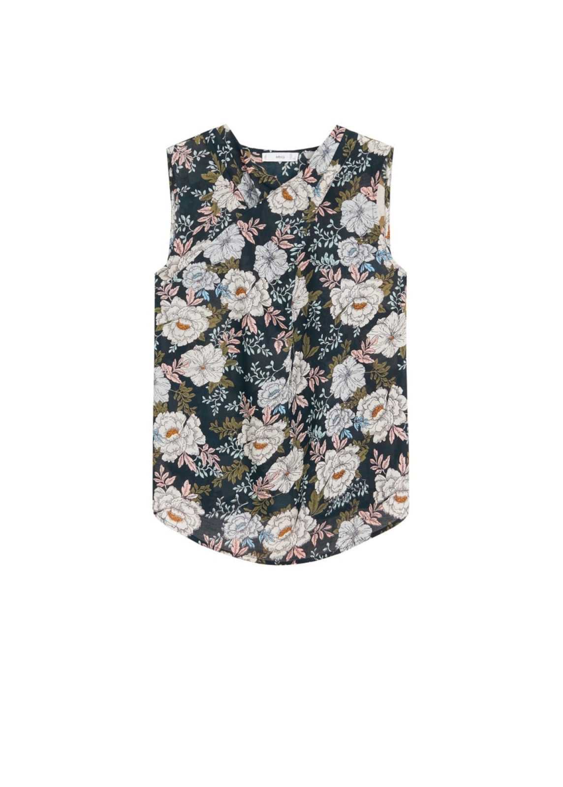 MANGO Bluza  črna