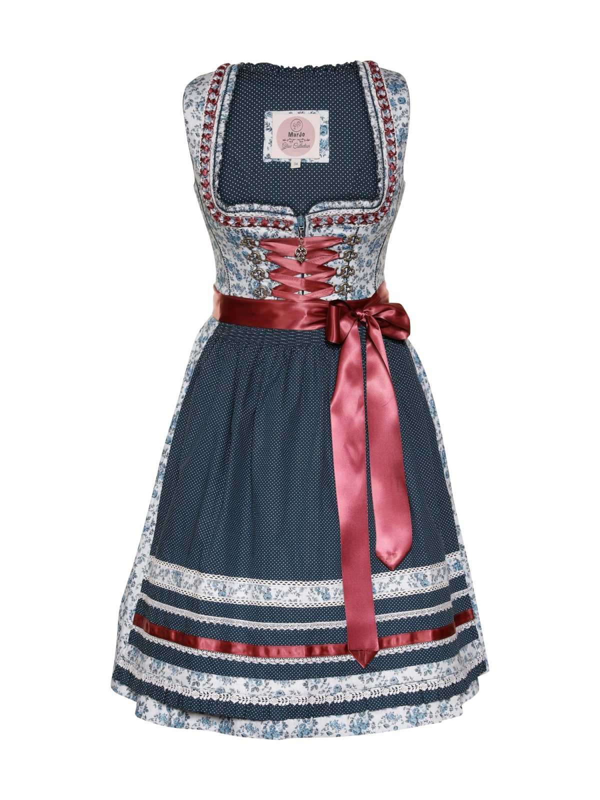 MARJO Dirndl 'Natalia 58'  modra