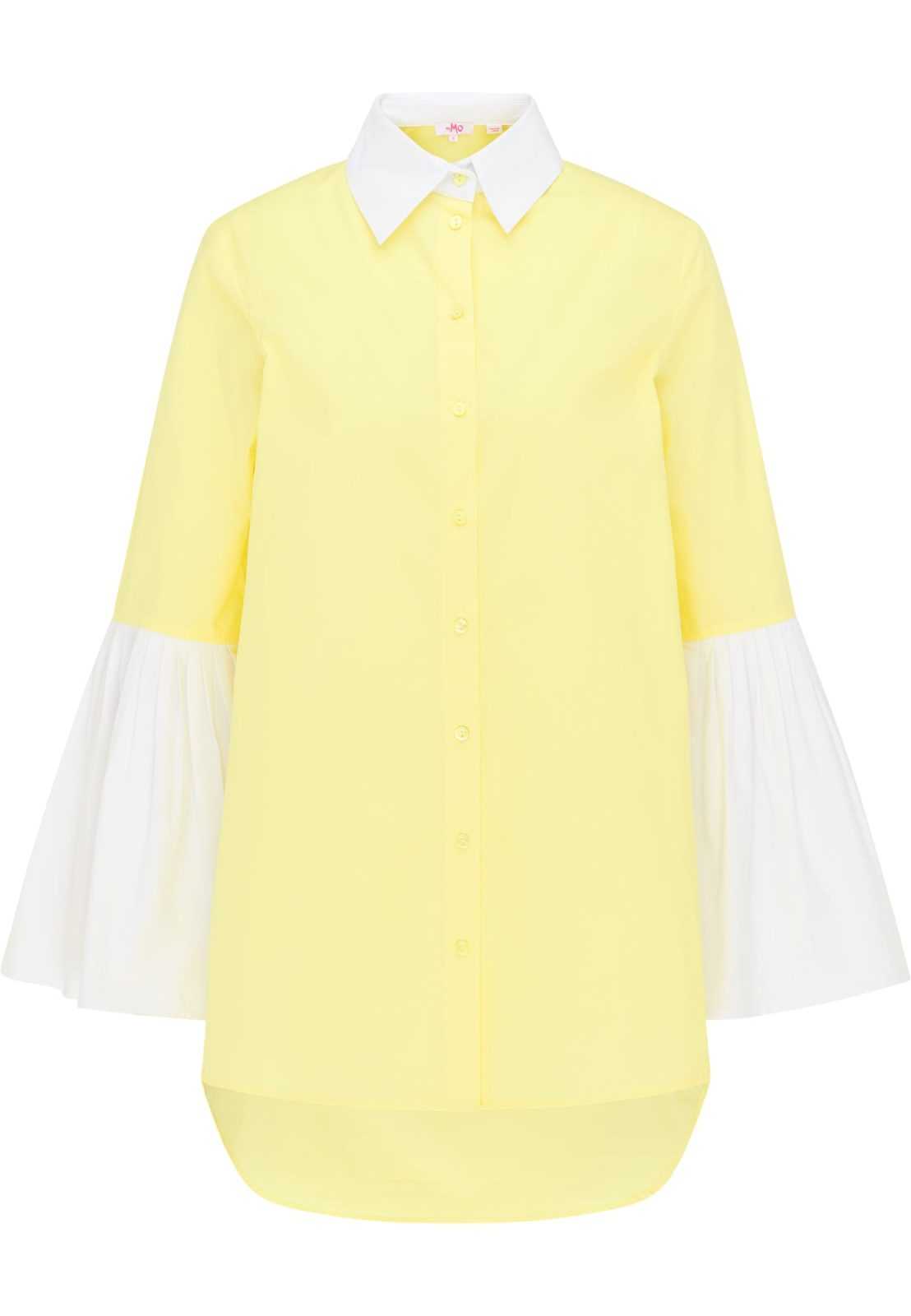 MYMO Bluza  limona / bela