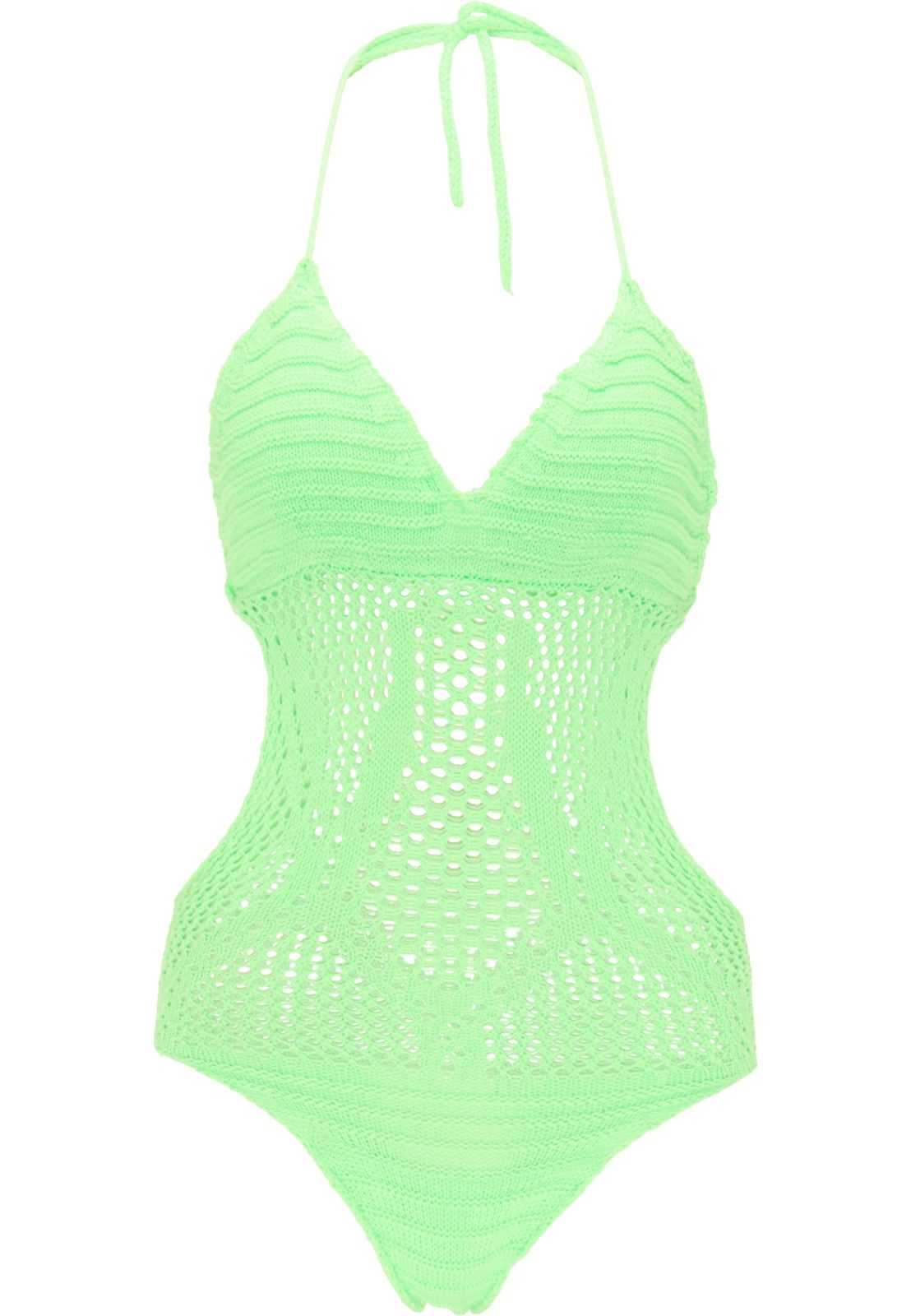 MYMO Bodi majica  neonsko zelena