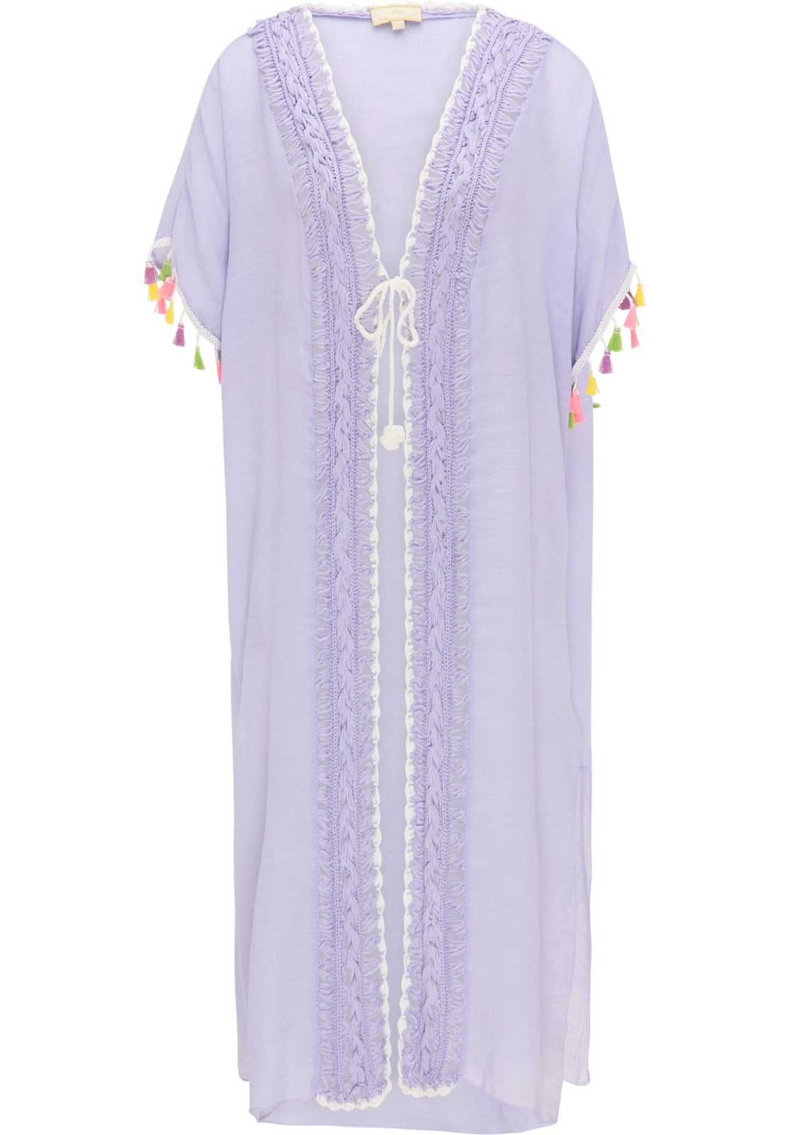 MYMO Kimono  svetlo lila / mešane barve