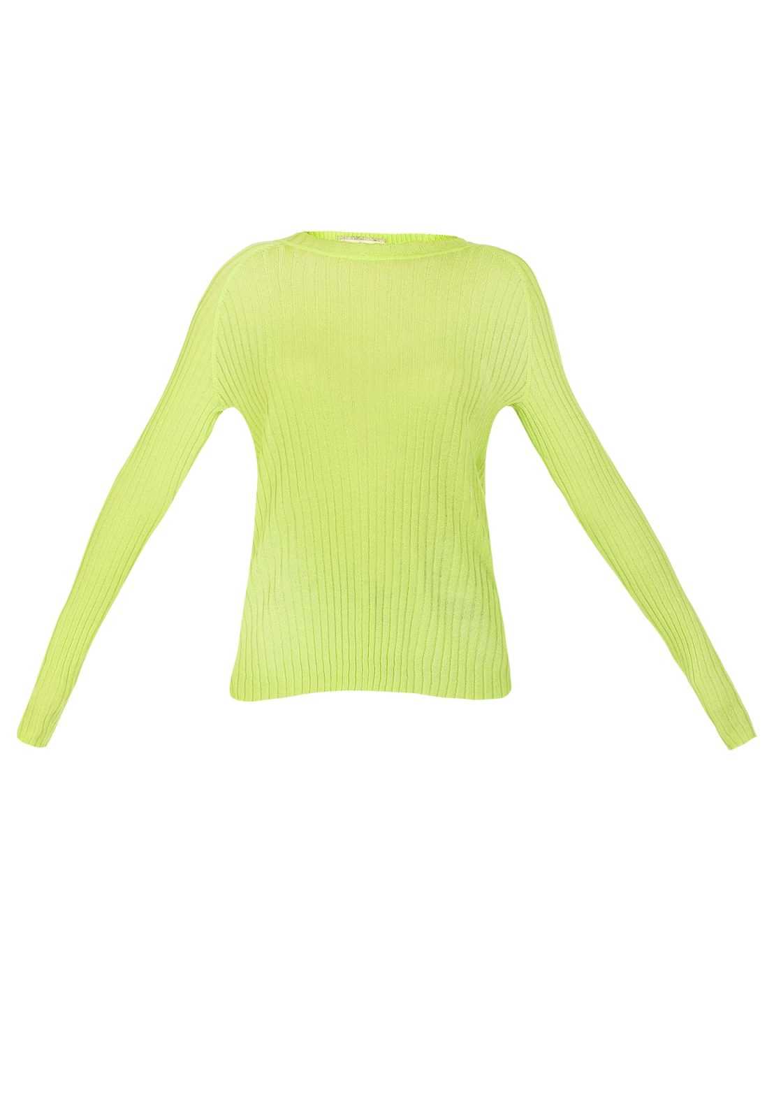 MYMO Pulover  neonsko zelena