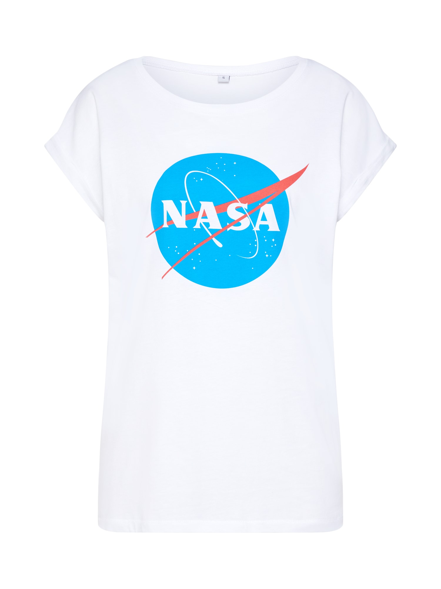 Merchcode Majica 'Nasa Insignia'  modra / rdeča / bela