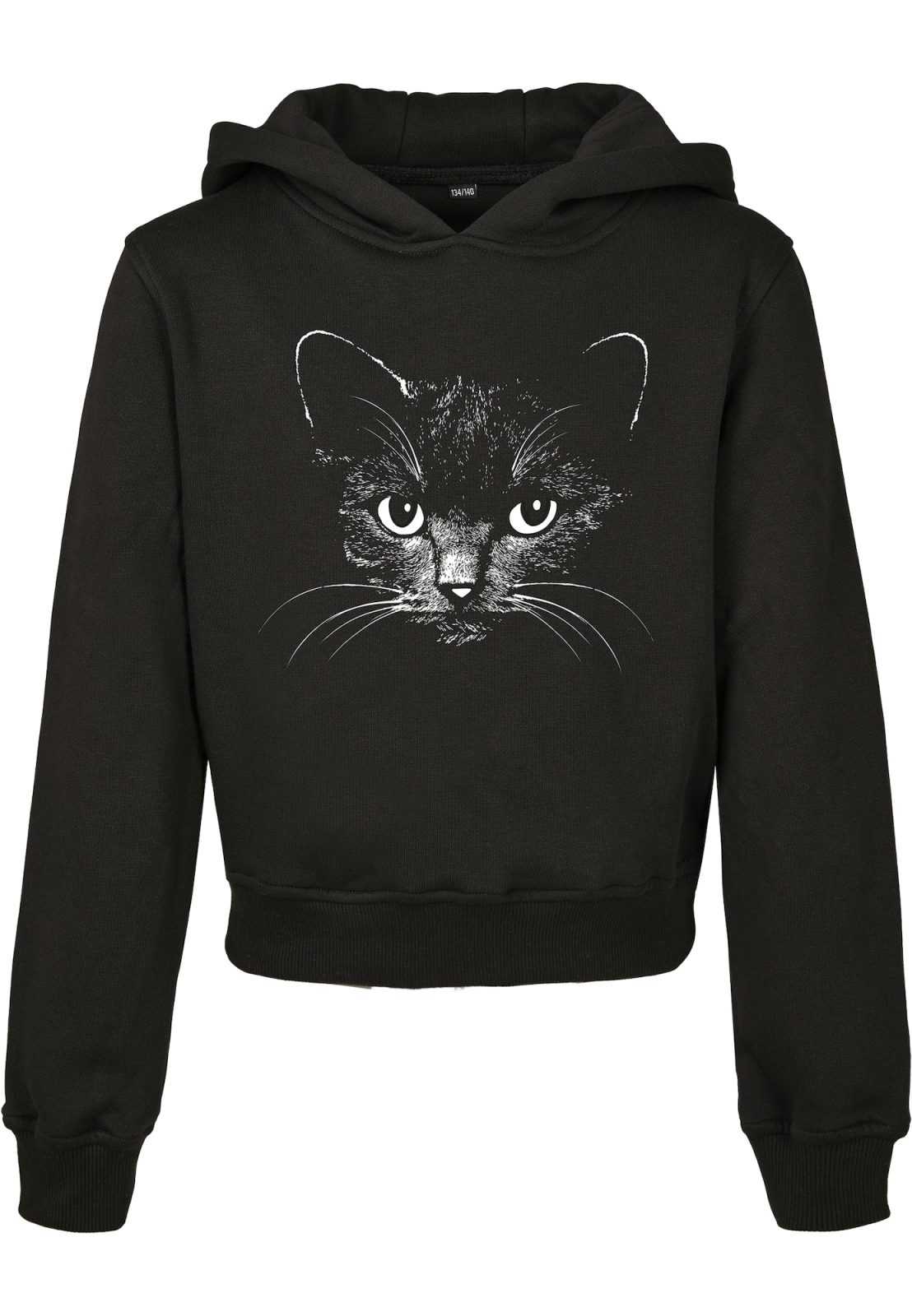 Mister Tee Majica 'Black Cat'  črna / bela