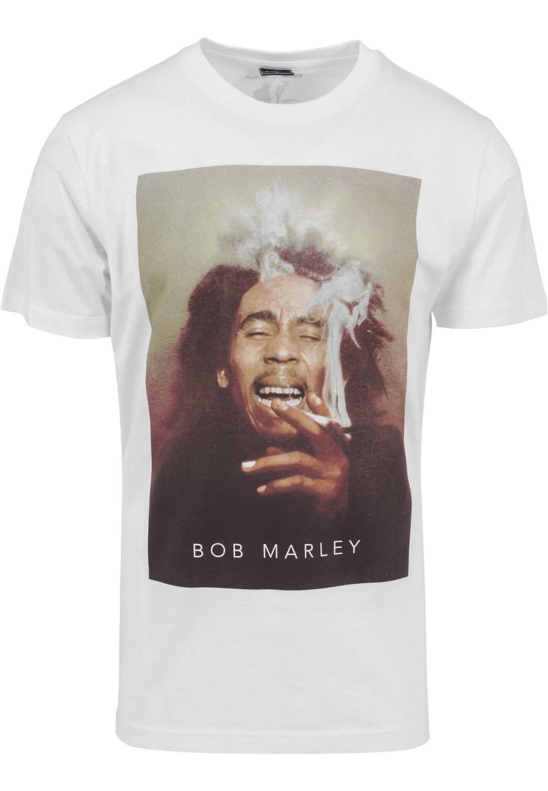 Mister Tee Majica 'Bob Marley Smoke'  mešane barve / bela