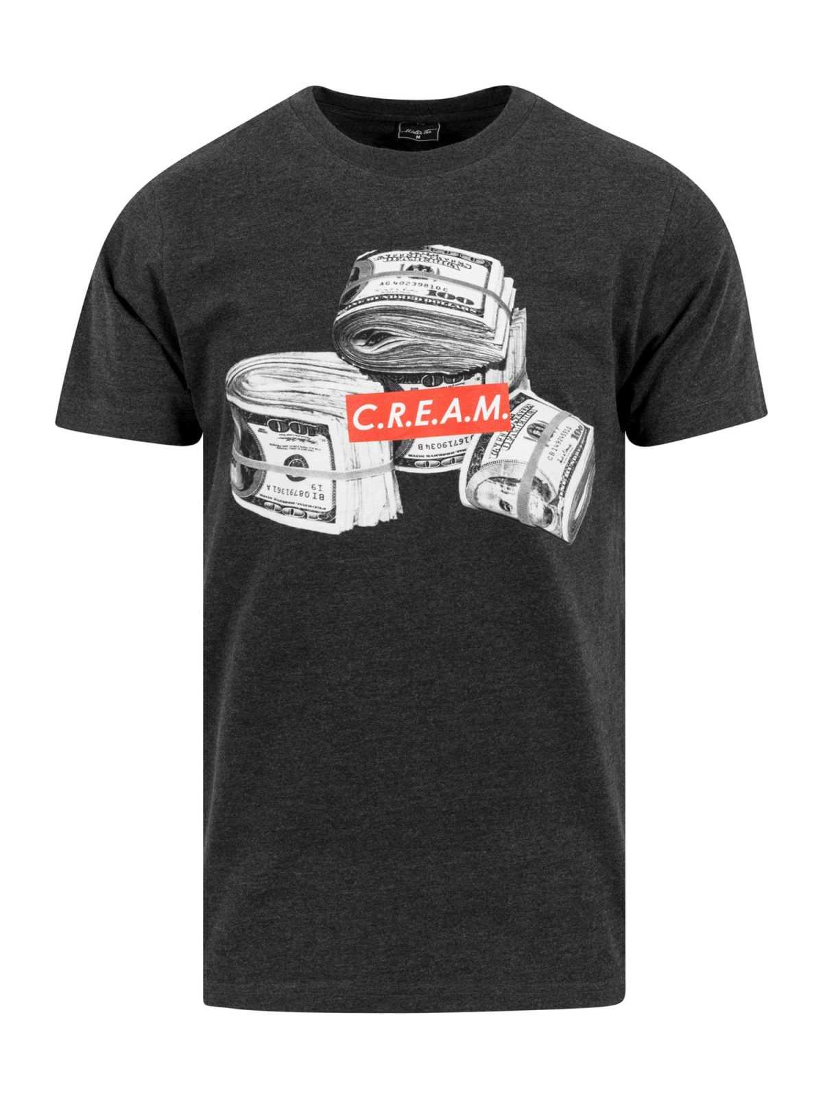 Mister Tee Majica 'C.R.E.A.M Bundle'  antracit / svetlo rdeča / bela