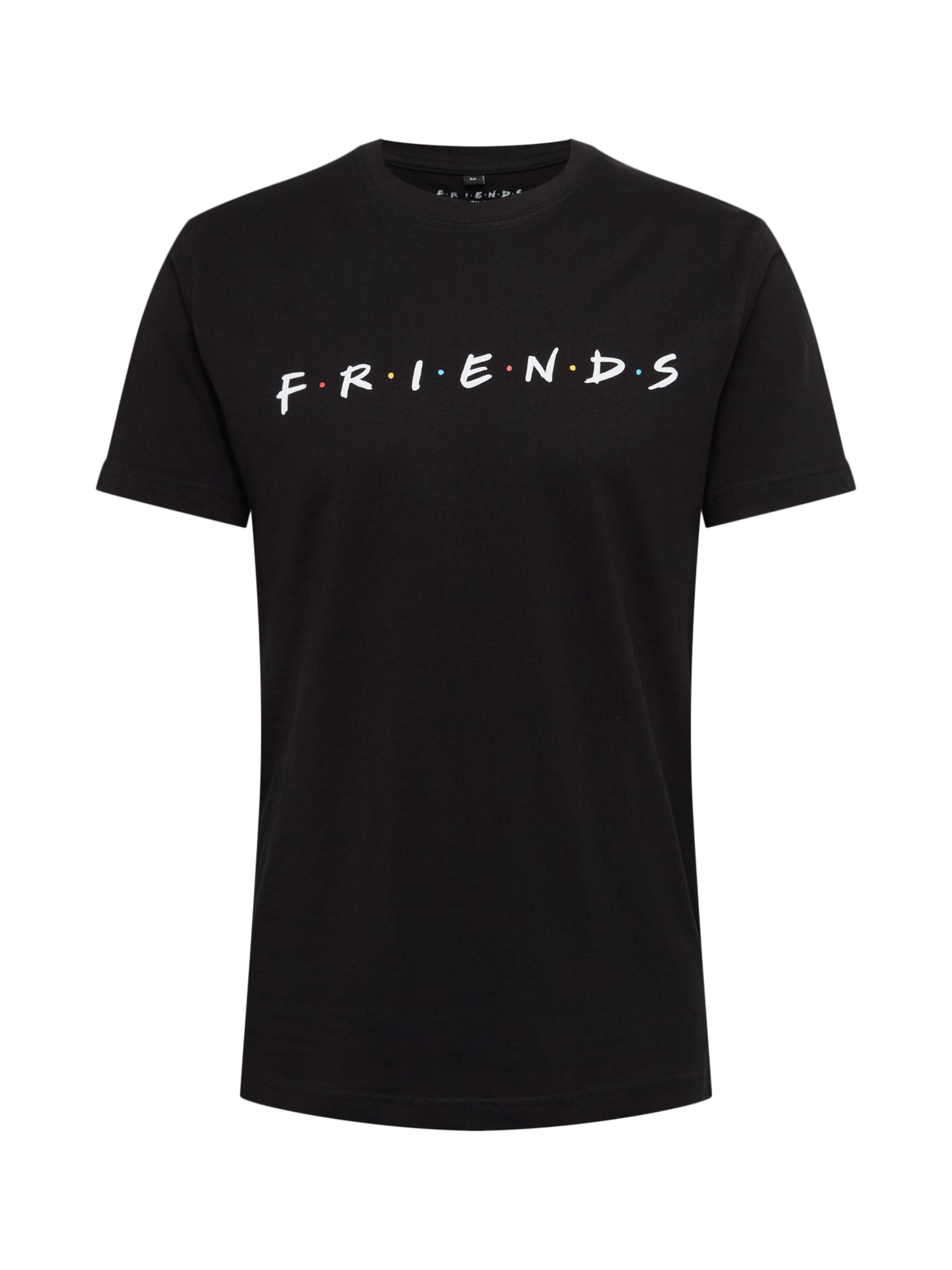 Mister Tee Majica 'Friends'  črna / bela